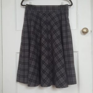 Vintage Inspired Plaid Skirt